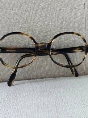 Team USA Vintage Eyeglasses Frame Eyewear Brown Tortoise Glasses Unisex